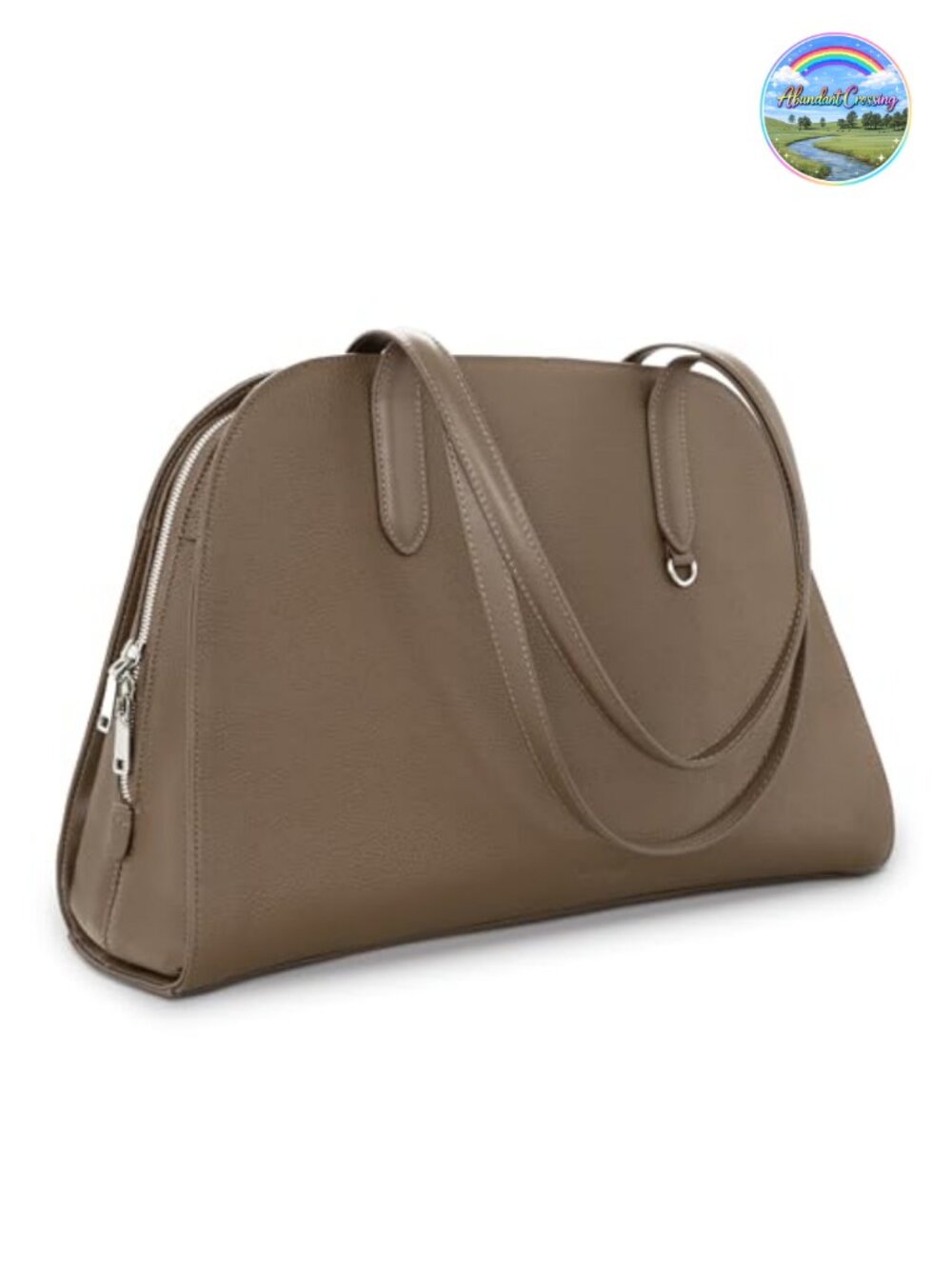 Genuine Leather Tote Bag for Women Work Travel Purse Satchel
